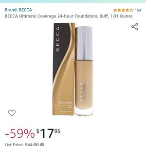 Becca Ultimate Coverage 24 Hour Foundation in Alabaster NEW UNUSED